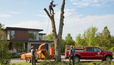 Professional landscaping and tree removal in Overland Park, KS by Chop Chop Tree experts