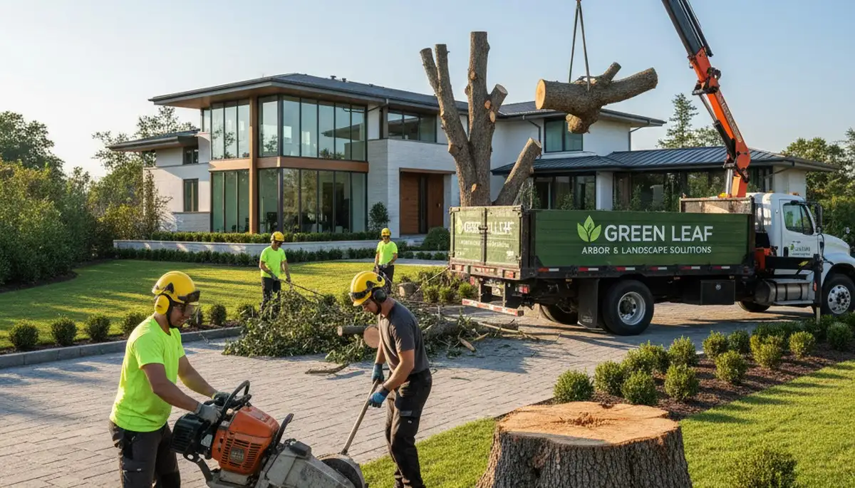 Professional landscaping and tree removal in Overland Park, KS by Chop Chop Tree experts
