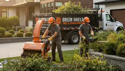 Professional shrub removal service in Overland Park, KS by Chop Chop Tree experts