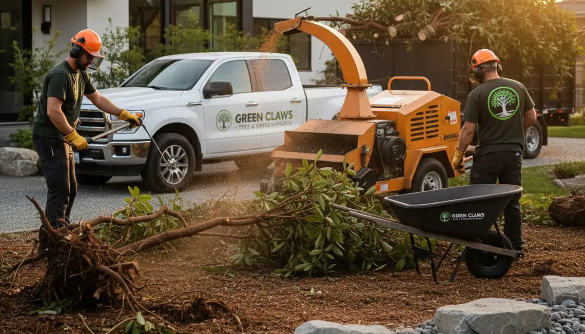 Professional shrub removal service in Overland Park, KS by Chop Chop Tree experts