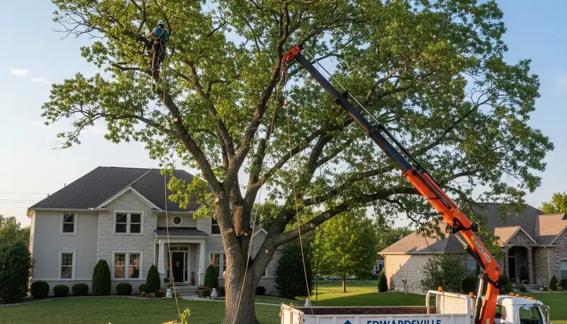 Professional tree removal service in Overland Park, KS by local certified arborists