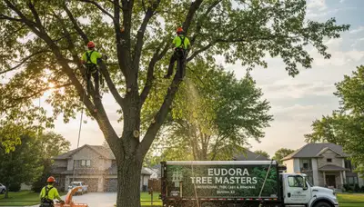 Professional tree removal service in Overland Park KS by local certified arborists