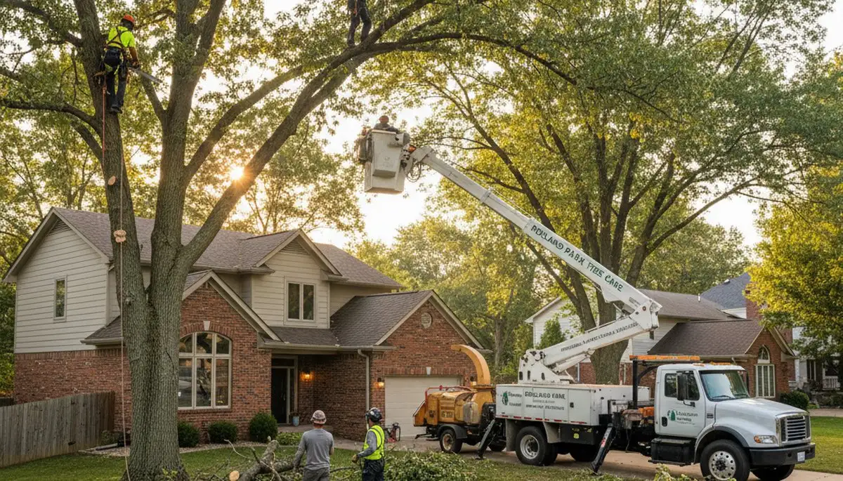 Professional tree removal service in Overland Park, KS by expert arborists